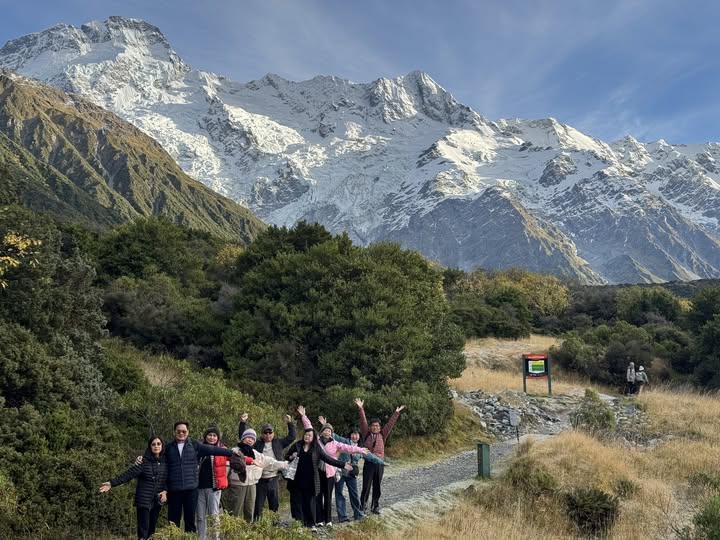 紐西蘭南島庫克山國家公園健行 — 何時旅遊(Horaz)實地帶團現場