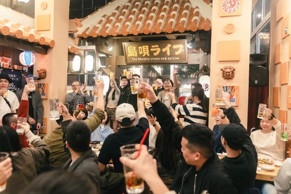 百人沖繩員工旅遊的居酒屋晚會怎麼辦