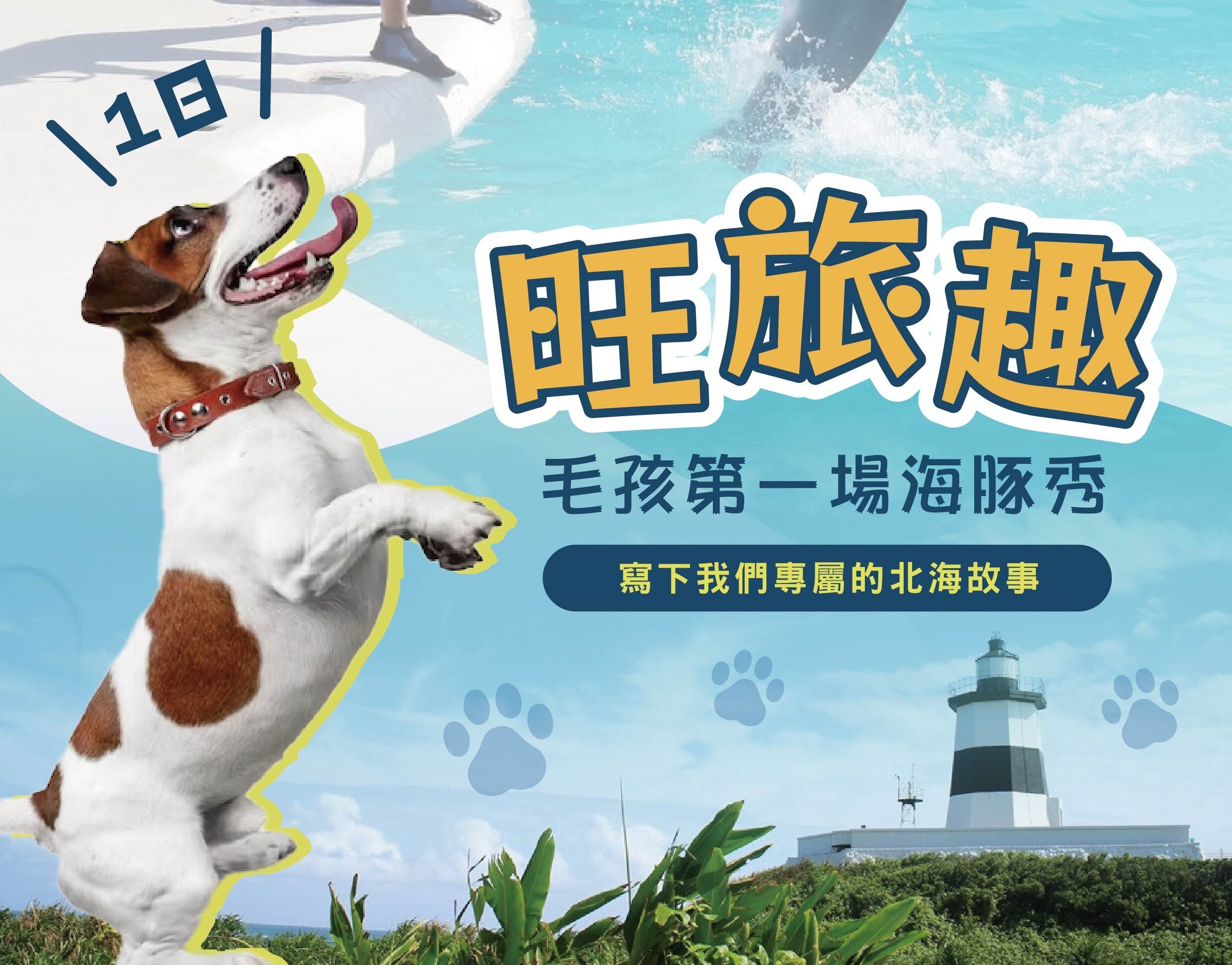 旺旅趣 x 毛孩第一場海豚秀｜寫下我們專屬的北海一日故事『寵物旅遊』